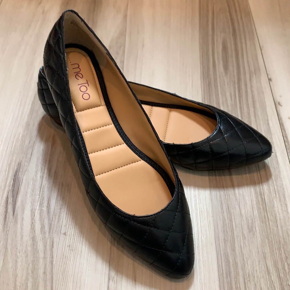 Me Too Quilted Leather Flats